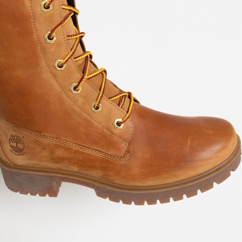 Timberland Premium 14 Inch Wheat Nubuck Leather Waterproof Boots 6.5 - Picture 10 of 16